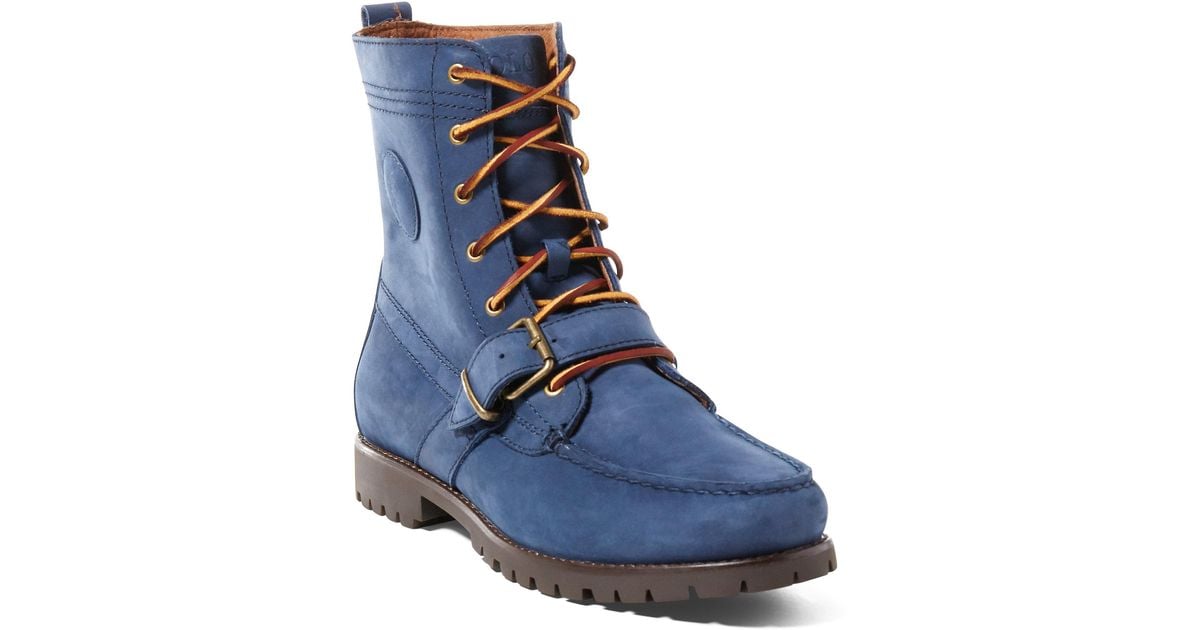Navy blue cheap polo boots